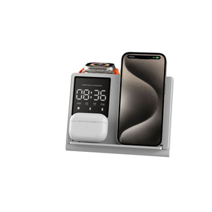 Clock Wireless Charger White