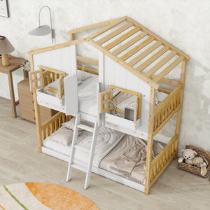 Natural+White + Pine + Twin