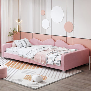 Pink+Wood+Fabric+Twin
