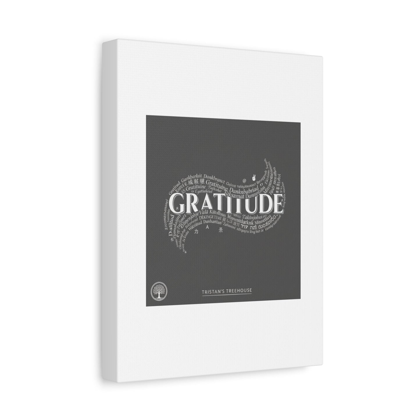 Gratitude Wall Art Matte Canvas | Tiny Treats, sweet uplifting print