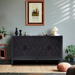 Black + Dark Walnut + MDF