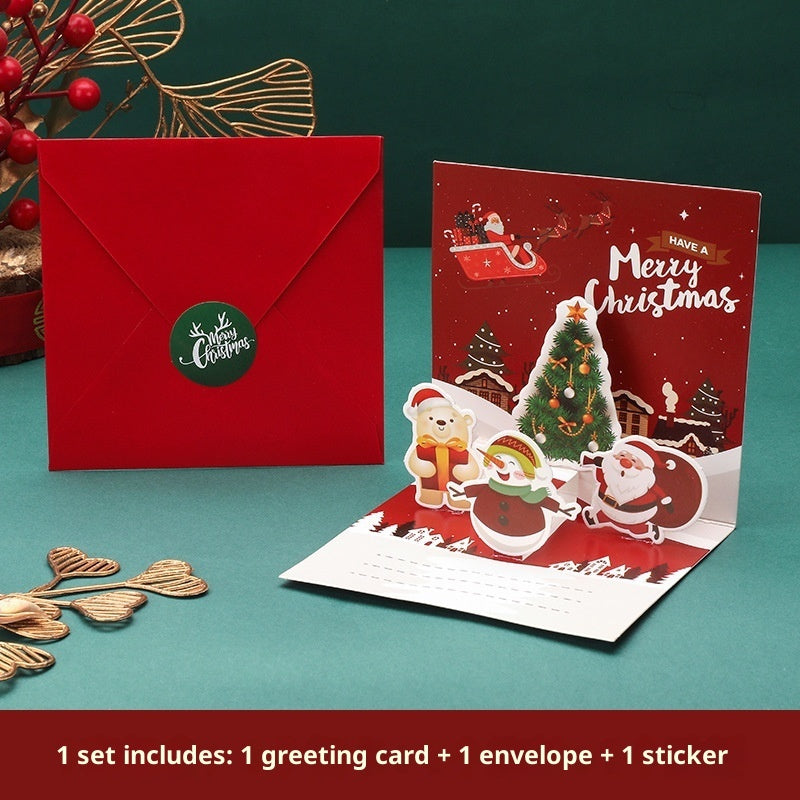 Three-dimensional Blessing Greeting Card