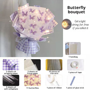 11 butterflies -Purple