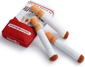 Cigarette box+3 cigarettes