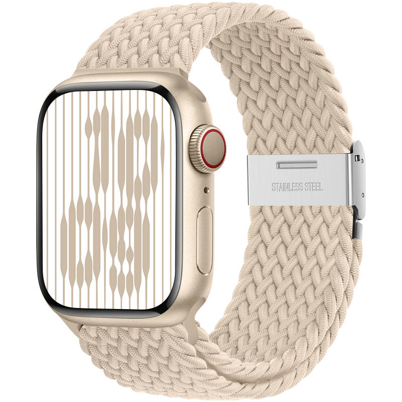 Creative Nylon Loop Elastic Woven Watch Strap