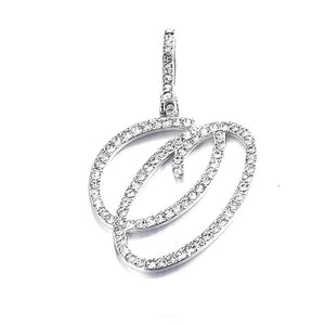 Silver single letter O