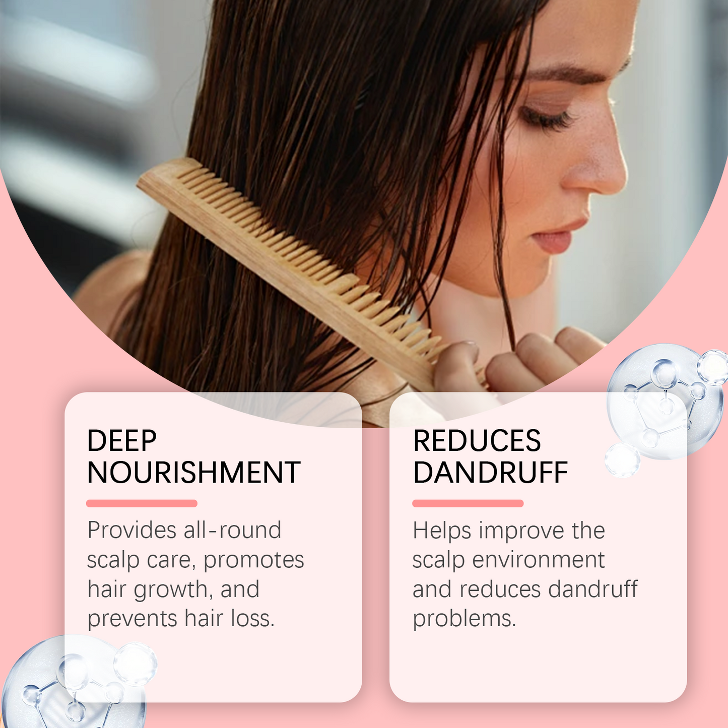 Repair Shampoo Nourishes Scalp, Hydrates Hair, Strengthens Hair, Fluffs And Refreshes Hair