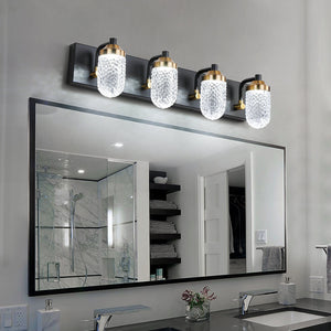 Black + Glass + Modern + Vanity