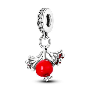 Pomegranate and Flower Pendant