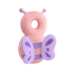 Plush shoulder strap pink butterfly