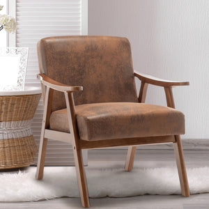 Brown + Fabric + Foam