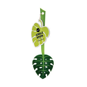 Green leaf spoon