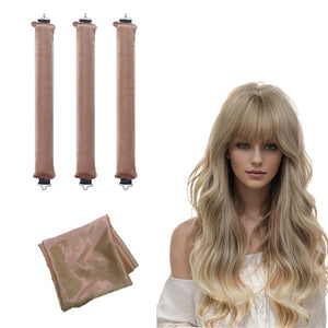 70cm silk scarf + 3 pieces set - khaki