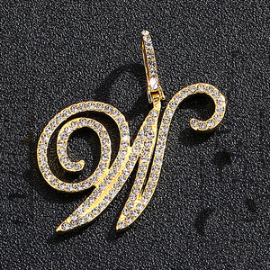 Gold single letter W