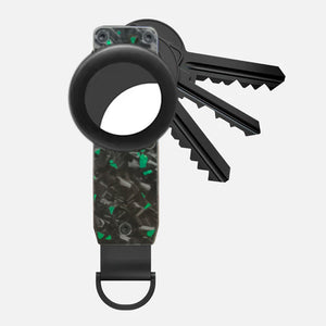 Carbon Fiber - Green AirTag