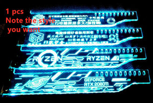 Ice blue 4pin interface