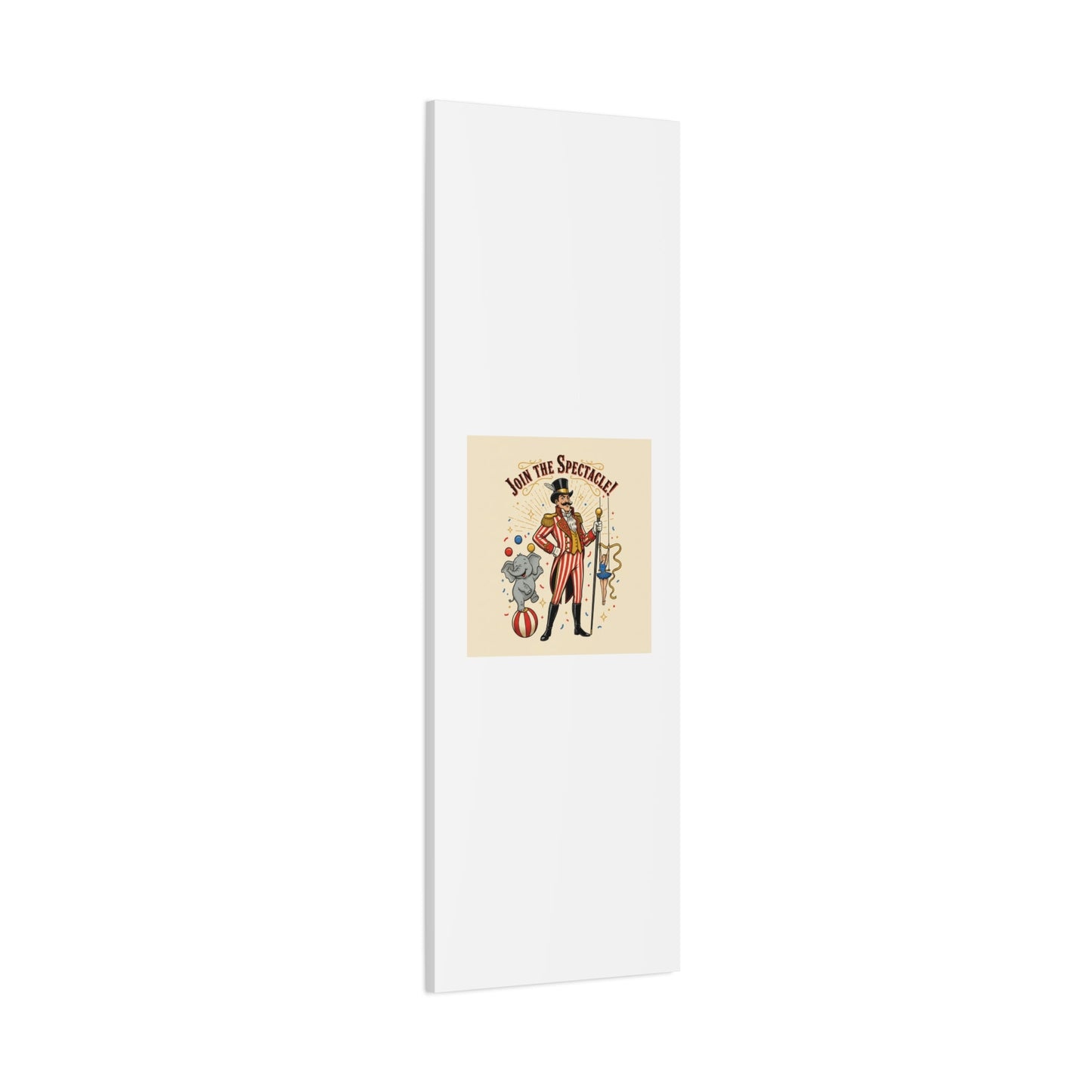 Join the Spectacle Circus Art Print | Matte Canvas, Stretched, Vintage Carnival Design