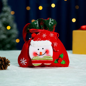 Snowflake velvet snowman