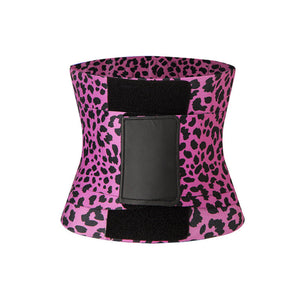 Rose red leopard print