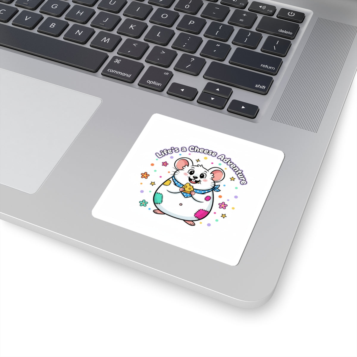 Life's a Cheese Adventure Sticker | Rodent-Core, Rat Lover Decal