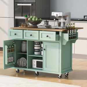 Mint Green + MDF + Rubber Wood