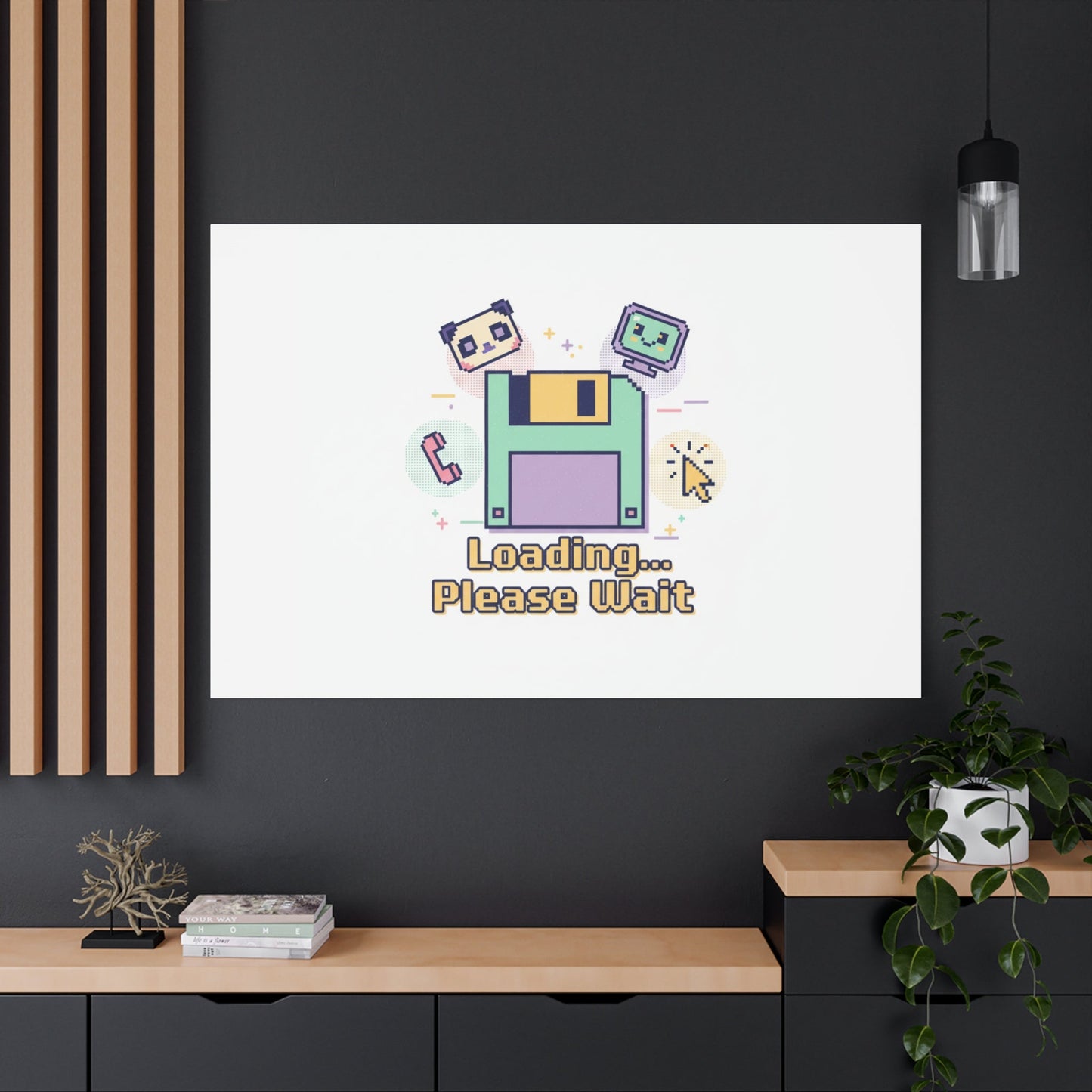 Loading Please Wait Canvas | Old Internet Aesthetic, 90s Web Nostalgia
