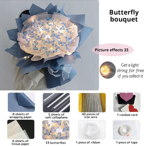 33 butterflies - Blue