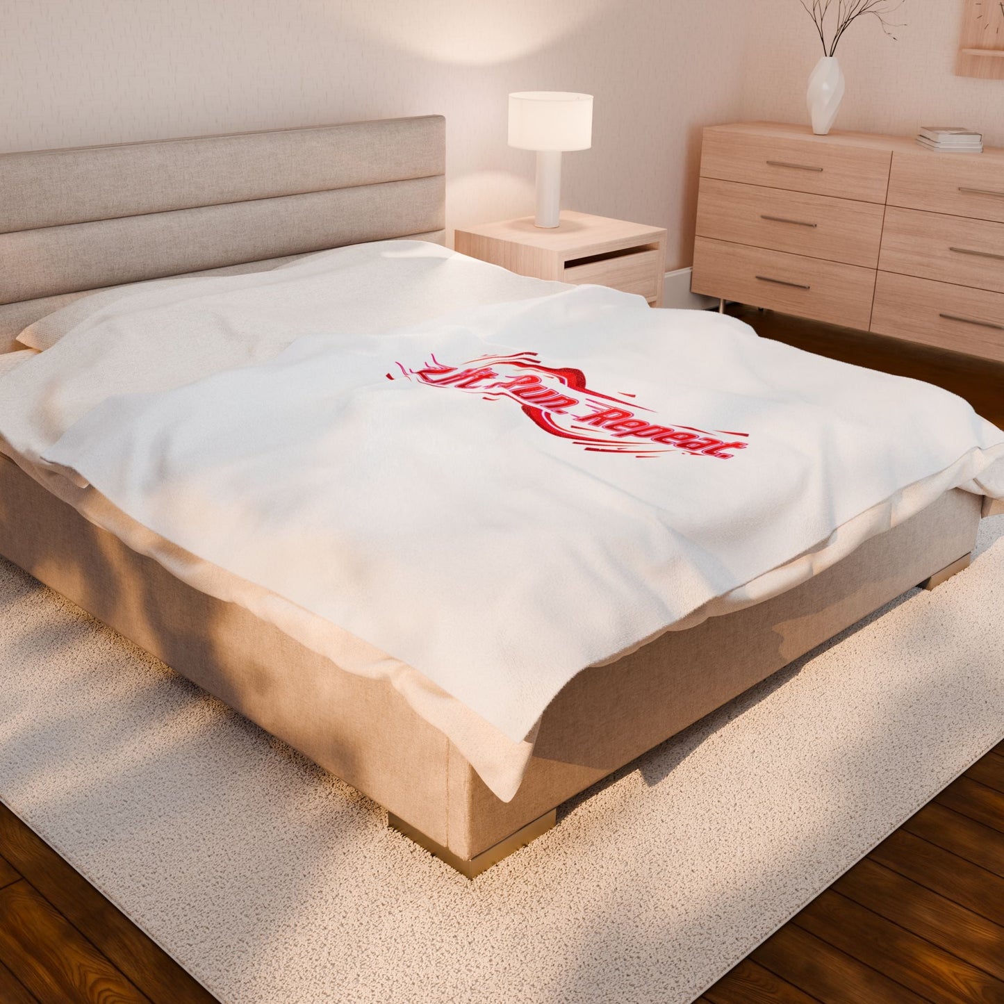 Lift Run Repeat Blanket | Fitness Motivation, Active Lifestyle Throw