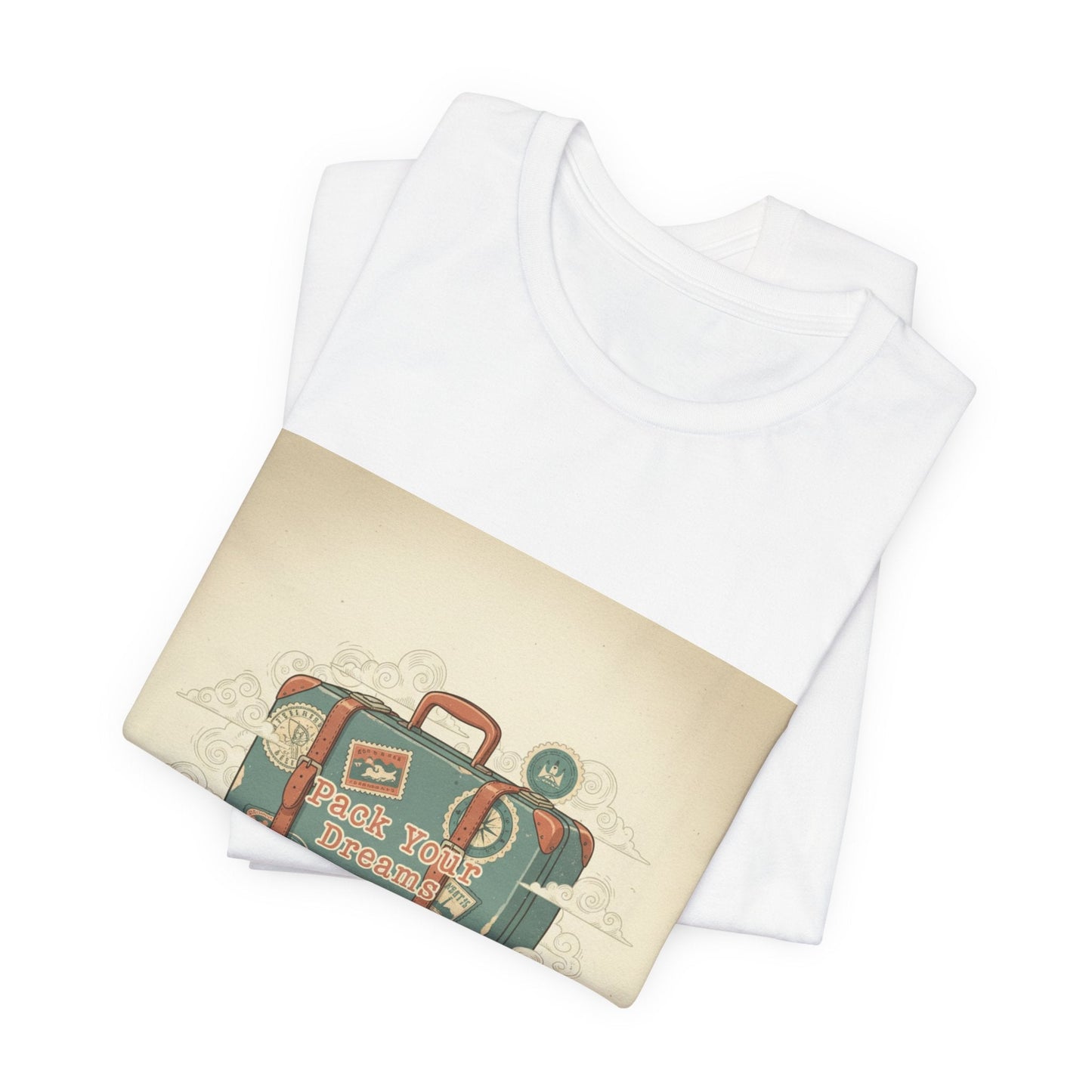 Retro Travel Postcard Tee | passport stamp, wanderlust design