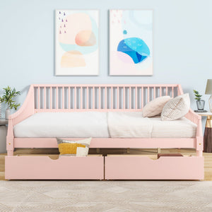 Pink + Solid Wood+MDF