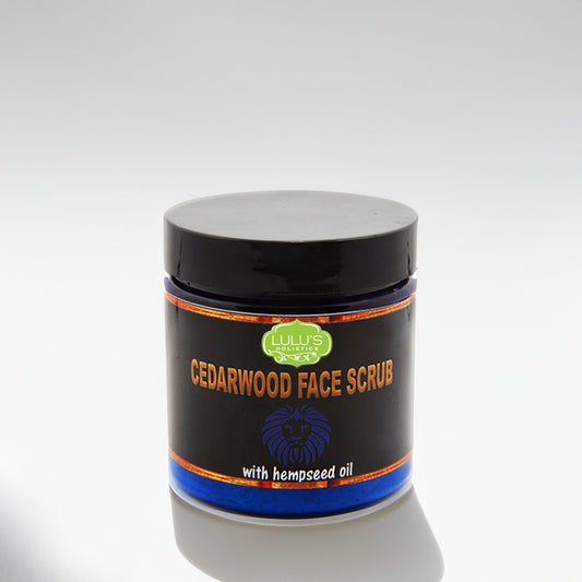 Cedarwood Face Scrub – Exfoliating Cleanser for Men