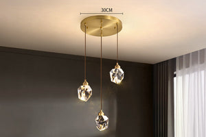 Round threeheaded gold