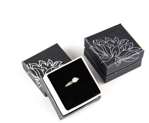 Dark gray ring box