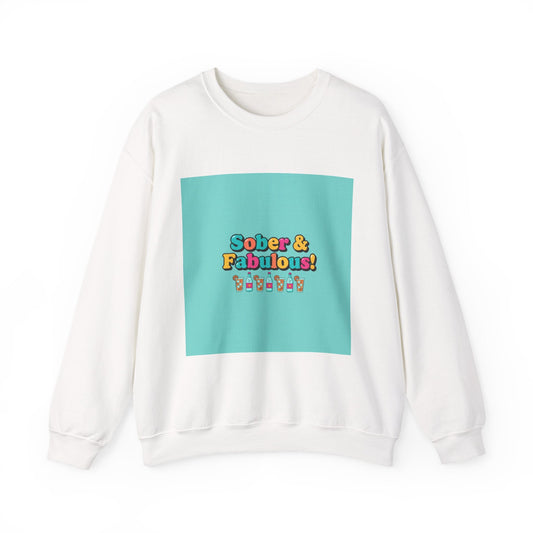 Sober & Fabulous Crewneck Sweatshirt, Dry January, Mocktail Trend