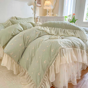 Rose Garden - Wheat Green