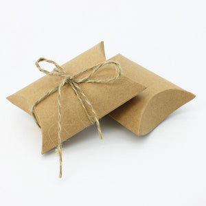 Kraft paper pillow box