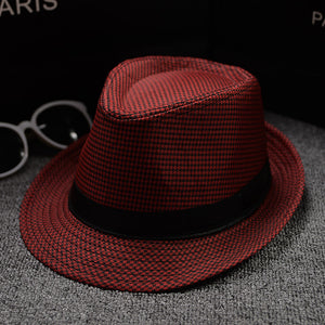 Houndstooth Red