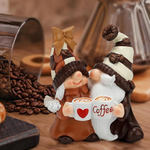 Coffee gnome ornament