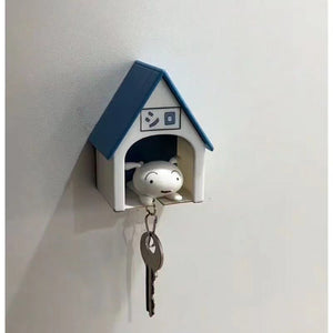 Little White Keychain +Room with adhesive tape