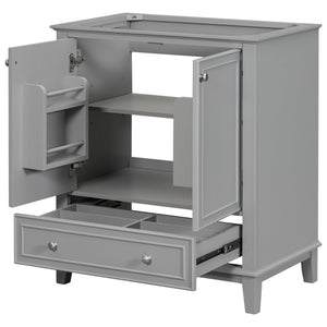 Grey + Solid Wood+MDF