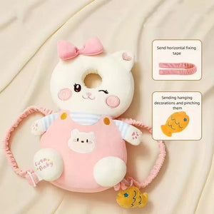 Cat Crystal Velvet Headrest