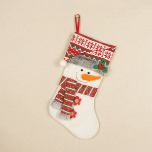 Snowman Christmas Socks