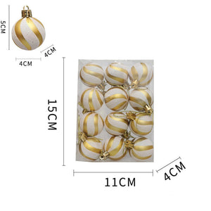 4cm gold white thread
