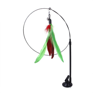 B18407 single pole green feather