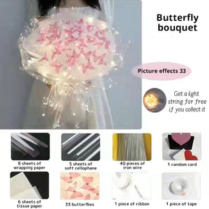 33 butterflies-Crystal Pink
