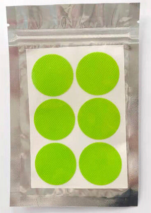 2.8cm green aluminum plated zipper bag