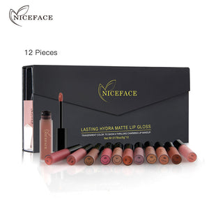 12 Color Lip Gloss Set