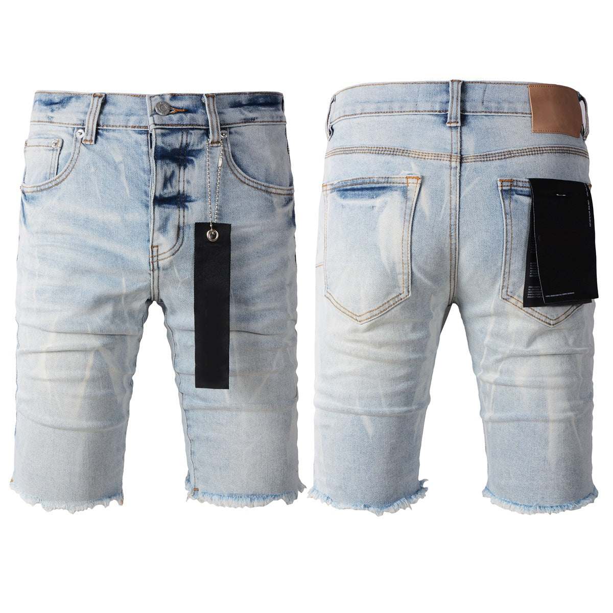 Personal Leisure Washed Light Color All-matching Jeans