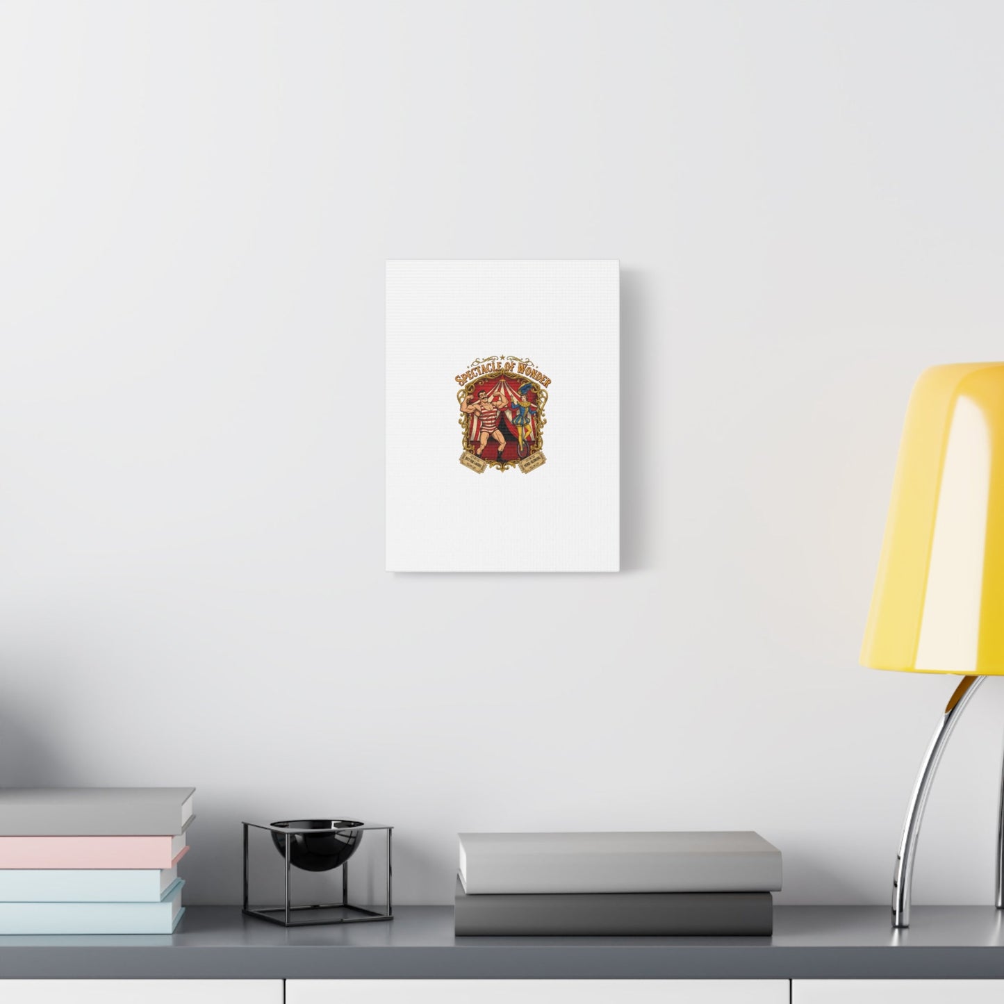 Spectacle of Wonder Circus Art Print, Canvas | Vintage Carnival Design