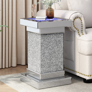 Silver + MDF+glass + Luxury + Modern